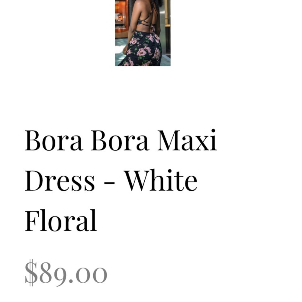 Maxi dress great for vacation